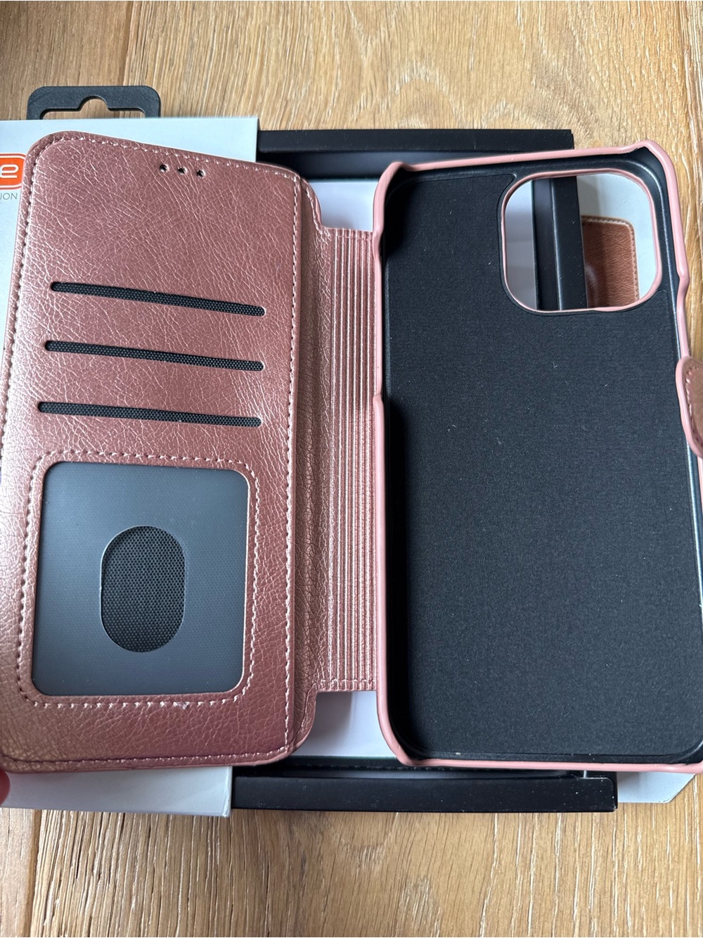 New Base Folio Wallet Case for iPhone 14 Pro Max 6.7” Rose Gold Case - Picture 5 of 6